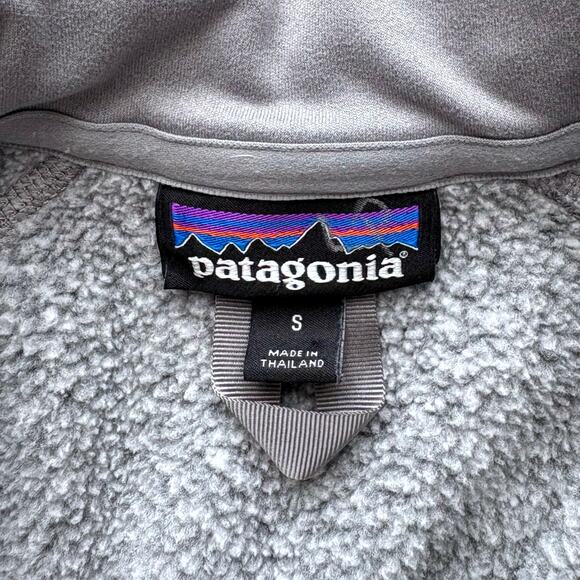 Patagonia Better Sweater Quarter Zip Pullover Fleece Gray Small Outdoor Hiking - Picture 6 of 10